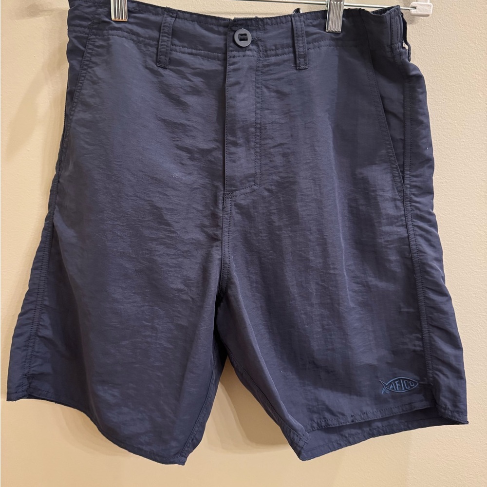 AFTCO Dark Blue Athletic Shorts